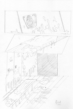 bodily_fluids cum cum_everywhere excessive_cum excessive_genital_fluids genital_fluids inside locker_room messy not_furry text zero_pictured thetyrant absurd_res comic english_text hi_res monochrome