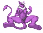 2013 3_toes anus areola barefoot beckoning black_nipples black_penis breast_fondling breasts chest_tuft digitigrade erection fondling foot_focus fur hair herm hindpaw ifus intersex inviting looking_at_viewer multi_limb multiple_arms nipples nude paws penis plain_background presenting purple_fur pussy smile soles solo spade_tail spread_legs spreading suggestive toes tuft unknown_species white_background white_hair yellow_eyes
Rating: Explicit
Score: 22
User: Der_Traubenfuchs
Date: February 16, 2013