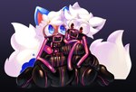 abdl anthro clothed clothing diaper duo fluffy hosesuit latex latex_clothing male male/male paws restraints straitjacket tail tight_clothing wearing_diaper latexm4n cupcake_(moistmolasses) siszumi_(character) felid feline mammal absurd_res hi_res