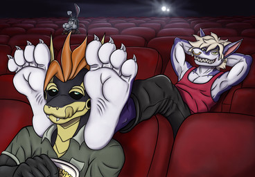 anthro duo feet foot_focus male male/male toes ramsayd mythology nintendo pokemon drakons raditas aquatic dragon fish future_pokemon generation_9_pokemon legendary_pokemon miraidon mythological_creature mythological_scalie paradox_pokemon pokemon_(species) scalie shark hi_res