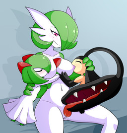 age_difference bodily_fluids breastfeeding breasts collaborative collaborative_breastfeeding cunnilingus female female/female genital_fluids genitals group interspecies loli mature_female nipples not_furry oral pokemorph saliva sex sitting sucking vaginal vaginal_fluids vulva young young_female young_humanoid nintendo pokemon gardevoir generation_3_pokemon humanoid kirlia mawile pokemon_(species) 2017