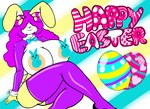 anthro clothing costume easter_egg erect_nipples female freckles holidays horn nipples reverse_bunny_costume solo tamboribora easter easter_bunny monet bovid caprine hybrid lagomorph leporid mammal rabbit sheep hi_res