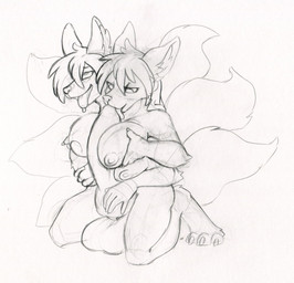 2_heads 4_arms 4_breasts 4_toes 5_fingers ahegao animal_genitalia animal_penis anthro areola auto_penis_lick autofellatio autotitfuck balls bangs big_balls big_breasts big_penis biped blush bodily_fluids breast_grab breast_play breast_squeeze breast_squish breasts canine_genitalia canine_penis cheek_tuft claws conjoined digitigrade drooling ears_up erection eyebrows facial_tuft feet fingers fluffy fluffy_tail front_view genitals grin gynomorph hand_on_breast hand_on_penis head_tilt holding_breast huge_penis humanoid_hands hyper hyper_genitalia hyper_penis inner_ear_fluff intersex kneeling knot licking looking_down looking_pleasured looking_up masturbation multi_arm multi_breast multi_head multi_limb multi_tail multifur nipples nude open_mouth oral oral_masturbation penile penile_masturbation penis saliva self_lick simple_background smile snout solo spread_legs spreading squeezing squish tail toes tongue tongue_out tuft unsigned white_background keishinkae nano99 canid canine mammal full-length_portrait graphite_(artwork) greyscale guide_lines hi_res monochrome portrait sketch traditional_media_(artwork)
