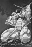 amazon amazon_(dragon's_crown) armor big_muscles bikini bikini_armor chainmail chainmail_bikini clothed clothing comic dragon's_crown female greyscale hi_res human jackasss mammal monochrome muscular muscular_female not_furry seiren skimpy swimwear thick_thighs two-piece_swimsuit unconvincing_armor vanillaware