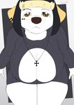 alternative_fashion anthro big_breasts breasts butt cleavage clothed clothing female goth overweight overweight_anthro overweight_female short_stack sweater thick_thighs topwear wide_hips toonarscontent biscotti_(toonarscontent) absurd_res hi_res tagme