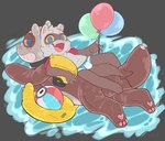 anthro ball balloon beach_ball biped briefs bulge clothing detailed_bulge floaties freckles helium inflatable male male_anthro pool_toy solo swim_ring swim_ring_with_face tail underwear sylus.nydus float_(badipoki) domestic_ferret mammal mustelid musteline true_musteline weasel hi_res