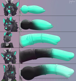 animal_genitalia animal_penis anthro antlers black_clothing black_hair black_shirt black_tank_top black_topwear blue_ears canine_genitalia canine_penis chart clothing deer_ears deer_nose equine_genitalia equine_penis eyewear fur fur_markings genitals glasses green_clothing green_hoodie green_topwear group hair hoodie horn horse_ears hybrid_genitalia hybrid_penis knot knotted_equine_penis knotted_penis long_hair long_snout male markings mohawk multicolored_penis penis penis_chart shirt snout tank_top tied_hair topwear two_tone_penis gaylord_(artist) penis_lineup ronin_viltarre_(nanaki_azakee) canid canine canis deer equid equine felkin horse hybrid mammal wolf absurd_res hi_res