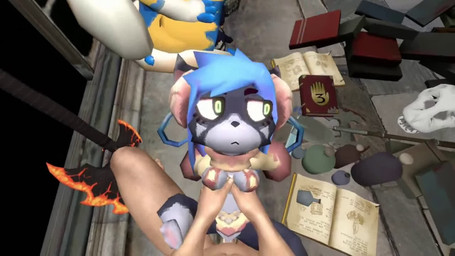 5_toes anthro anthro_penetrated axe being_held big_ears blue_hair blush bodily_fluids bone book breasts clothed clothed_sex clothing concrete consistent_pov cum cum_in_vagina cum_inside cum_string detailed_background ear_piercing ear_ring feet female female_anthro female_on_human female_penetrated first_person_view fleshlight_position from_front_position genital_fluids genitals green_eyes grey_body group hair heart_symbol holding_breast horn human_on_anthro human_penetrating human_penetrating_anthro human_penetrating_female human_pov humanoid_feet humanoid_genitalia humanoid_penis inside interspecies larger_human larger_male long_sleeves long_tail looking_away looking_pleasured male male/female male_human male_on_anthro male_penetrating male_penetrating_anthro male_penetrating_female male_pov melee_weapon moan mouth_closed noisy_sex open_mouth partially_clothed pawpads penetrating_pov penetration penile penile_penetration penis penis_in_vagina piercing pile_of_books plantigrade potion potion_bottle raised_leg ring_piercing sex shovel size_difference skull skull_head small_breasts smaller_anthro smaller_female smaller_penetrated sound_effects sword tail tail_motion tailwag toes tools trio vaginal vaginal_fluids vaginal_penetration weapon white_body mii2sii atlyss disney gravity_falls team_fortress_2 valve angela_flux vivian_(atlyss) human lagomorph leporid mammal poon_(atlyss) rabbit 16:9 3d_(artwork) 3d_animation animated digital_media_(artwork) loop short_playtime sound source_filmmaker_(artwork) video widescreen