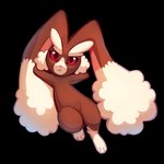 ambiguous_gender anthro biped brown_body eyebrows fluffy_ears hands_behind_head looking_at_viewer mouth_closed pink_nose pupils red_eyes solo thick_eyebrows flavia-elric nintendo pokemon mimi_(flavia-elric) generation_4_pokemon lopunny pokemon_(species) 1:1 2018 alpha_channel hi_res