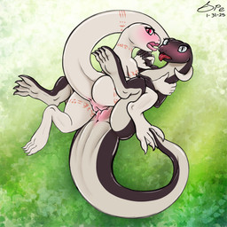 4_toes 5_fingers abstract_background after_kiss albino anthro anthro_on_anthro anthro_on_bottom anthro_on_top anus arm_tattoo big_tail blush blushing_profusely bodily_fluids body_blush butt caught_in_the_act claws countershade_feet countershade_legs countershade_neck countershade_tail countershade_torso countershading cute_fangs digitigrade duo eyelashes fangs feet female female/female female_anthro female_on_bottom female_on_top finger_claws fingers flat_chested genital_fluids genitals glistening glistening_body grey_eyes hand_holding humanoid_hands infidelity innie_vulva leg_tattoo long_neck long_tail looking_at_viewer looking_back looking_back_at_viewer lying membrane_(anatomy) monotone_body multicolored_body neck_tattoo non-mammal_vulva nude nude_anthro nude_female on_back on_bottom on_front on_top open_mouth orange_tattoo pink_anus pink_outer_labia pink_perineum pink_tongue pink_vulva plump_labia prehensile_tail pupils purple_body raised_tail rear_view red_eyes red_tongue saliva saliva_on_tongue saliva_string sex slit_pupils smooth_skin snout tail tail_around_neck tail_dimple tail_tattoo tan_body tan_countershading tapering_tail tattoo teeth thick_tail thick_thighs thigh_tattoo toe_claws toes tongue tongue_out tribadism tribal tribal_tattoo two_tone_body vaginal vaginal_fluid_string vaginal_fluids vaginal_fluids_on_vulva vulva vulva_blush webbed_feet white_body spe overlord_(series) crusch_lulu judith_(overlord) lizard lizardman lizardman_(overlord) reptile scalie 1:1 2025 absurd_res dated digital_drawing_(artwork) digital_media_(artwork) hi_res krita_(artwork) shaded signature sketchbook_(artwork) soft_shading