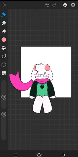 anthro blush clothing eyes_closed eyewear glasses horn male male/male robe scarf sitting smile solo yuyuawa deltarune undertale_(series) ralsei bovid caprine goat mammal hi_res