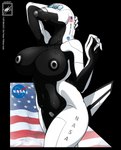 aircraft airplane alternate_species american_flag big_breasts black_nipples blue_eyes breasts curvy_figure female hand_behind_head humanoidized lips looking_at_viewer machine navel nipples not_furry nude pose shuttle simple_background solo space_shuttle spacecraft standing sts tongue transparent_background united_states_of_america vehicle voluptuous wide_hips walter_sache nasa humanoid living_aircraft living_machine living_vehicle 2012 absurd_res alpha_channel digital_media_(artwork) hi_res