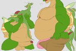 anthro anthrofied apple appletun balls belly big_balls big_dom_small_sub big_penis big_power_bottom blush bottomwear bulge carrying_another carrying_partner clothed clothing daikuhiroshiama dominant duo erection fellatio flapple food food_creature foreskin fruit generation_8_pokemon genitals grey_body hi_res humanoid_genitalia humanoid_penis kneeling larger_male larger_penetrated looking_pleasured male male/male moobs musclegut muscular muscular_anthro muscular_male nintendo nipples nude oral overweight overweight_anthro overweight_male pants partially_retracted_foreskin penetration penile penile_penetration penis plant pokemon pokemon_(species) pokemorph power_bottom power_play scrawny sex size_difference size_play small_top_big_bottom smaller_male topless underwear undressing