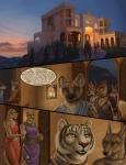 2019 5_fingers alcohol amber_eyes amon_(rukis) anthro armlet beverage black_nose black_spots black_stripes blue_eyes breasts brown_body brown_eyes brown_fur canid canine canis cheetah clothed clothing collar comic container cup detailed_background dhaval_(character) dialogue digital_media_(artwork) dress drinking_glass ear_piercing ear_ring english_text facial_piercing felid feline female fingers food fox fur glass glass_container glass_cup green_eyes group heterochromia hi_res hyena inside ishaway jackal jewelry lion male mammal manjusha_immar metal_collar myenia nose_piercing open_mouth outside pantherine piercing pink_nose red_lantern ring_piercing rodent rukis sciurid smile speech_bubble spots spotted_hyena standing stripes tan_body tan_fur teeth text tiger topless white_body white_fur wine_glass yellow_body yellow_fur