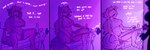alcohol anthro aroused bed beverage big_breasts bodily_fluids breasts caught caught_off_guard clothed clothing clothing_pull dreamy_eyes drunk duo embarrased_horny embarrassed female fur furniture genital_fluids genitals on_bed panties panty_pull peeing peeing_on_another power_pissing profanity pussy simple_background sitting sitting_on_bed small_pussy smile solo spread_legs spreading substance_intoxication tail text underwear underwear_pull urine urine_stream watersports 50m3b0dyc4k3 canid canine canis mammal wolf comic digital_media_(artwork) english_text hi_res