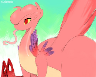 3_fingers abstract_background alien hair lilibee long_tongue lunch_(lilibee) male red_eyes solo sunibee text thick_thighs tongue tongue_out tumblr wide_hips
Rating: Safe
Score: 5
User: MrPerson95
Date: November 29, 2013