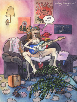 accessory amplifier anthro balls beak blouse blue_bow blue_ribbon boots bow_ribbon breasts brown_body brown_fur brown_hair classic_rock clothing cross detailed_background duo ear_piercing ear_ring electric_guitar erection eyeliner eyes_closed feathers female female_penetrated footwear from_behind_position fucked_silly fur furniture genitals guitar hair hair_accessory hair_bow hair_ribbon holding_object inside looking_pleasured makeup male male/female male_penetrating male_penetrating_female markings music musical_instrument musical_note musical_symbol musician nude on_bottom on_sofa on_top open_mouth orange_beak penetration penile penis piercing pigtails plant plucked_string_instrument poster poster_(object) red_body red_feathers reverse_cowgirl_position ribbons ring_piercing sex shoes singing sofa sofa_sex speech_bubble spots spotted_markings string_instrument symbol topwear vaginal vaginal_penetration vulva flyper iceberglonely allman_brothers_band fender_jaguar fender_musical_instruments_corporation orange_amps_(brand) steve_miller_band stevie_ray_vaughan bridgette_(thedormouse) avian bird canid canine canis cardinal_(bird) domestic_dog hunting_dog mammal oscine passerine saluki sighthound 2021 english_description hi_res signature