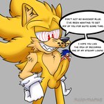 anthro balls bodily_fluids cock_vore cum cum_vore digestion duo extreme_size_difference genital_fluids genitals male male/male penetration penile penis predator/prey size_difference speech_bubble text urethral urethral_penetration vore shadydaone fleetway_comics sega sonic_the_comic sonic_the_hedgehog_(comics) sonic_the_hedgehog_(series) fleetway_sonic_(character) sonic_the_hedgehog eulipotyphlan mammal 1:1 english_text hi_res
