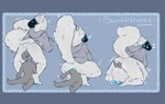 abdominal_bulge ambiguous_gender anal anal_vore anthro anus belly big_belly blue_insides blue_pawpads bottomless butt clothed clothing crouching duo fluffy fluffy_tail head_first hoodie hoodie_only long_tail lying machine neck_tuft on_front pawpads rear_view same_size_vore sitting sitting_on_another tail topwear topwear_only tuft vore bumbleblues anon buddy_(gurglegluts) living_toy protogen sequence