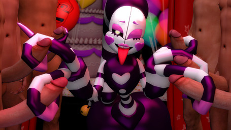 balloon balls big_butt big_penis butt creature_print erection female genitals group head_print huge_butt inflatable long_fingers machine male male/female nipples not_furry nude one_eye_closed penis print_balloon puppet sex thick_thighs tongue tongue_out wide_hips wink foreverexistant five_nights_at_freddy's five_nights_at_freddy's_2 scottgames marionette_(fnaf) animatronic human mammal robot 16:9 2018 3d_(artwork) digital_media_(artwork) hi_res source_filmmaker_(artwork) widescreen