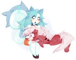 anthro blue_body blue_ears blue_fur blue_hair duo ears_down female feral fur hair head_on_lap long_hair long_tail lying male male/female on_lap pivoted_ears red_body red_ears red_eyes red_fur tail tongue tongue_out turquoise_hair white_body white_fur pachastuff nintendo pokemon fan_character canid canine generation_4_pokemon generation_7_pokemon lycanroc mammal midnight_lycanroc pachirisu pokemon_(species) absurd_res hi_res