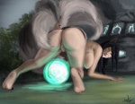 ahri breasts canine female fox league_of_legends light multiple_tails nine_tailed_fox nude orb presenting pussy solo
Rating: Explicit
Score: 7
User: Xevion21
Date: January 02, 2012