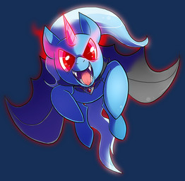 blue_body blue_fur fangs female feral fur hair horn multicolored_hair quadruped simple_background solo tail teeth transparent_background two_tone_hair shufflestripes friendship_is_magic hasbro my_little_pony mythology trixie_(mlp) equid equine mammal mythological_creature mythological_equine unicorn vampire alpha_channel hi_res