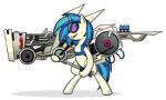 animated cannon equine eyewear female friendship_is_magic glasses horn mammal muffinexplosion my_little_pony smile solo unicorn vinyl_scratch_(mlp) weapon
Rating: Safe
Score: 17
User: darknessRising
Date: March 27, 2014