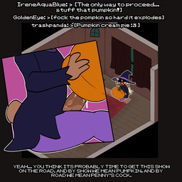 animated_webp anthro clothing erection eyewear food fruit genitals glasses gynomorph hat haunted_house headgear headwear holidays improvised_sex_toy intersex masturbation penetrating_pumpkin penile penile_masturbation penis plant pumpkin pumpkin_masturbation solo solo_focus text wearing_glasses witch_costume witch_hat corruptedcryptid halloween nintendo pokemon worst_halloween_special_ever penny_(corruptedcryptid) generation_4_pokemon lopunny pokemon_(species) animated digital_drawing_(artwork) digital_media_(artwork) english_text hi_res trans_(lore) trans_woman_(lore)