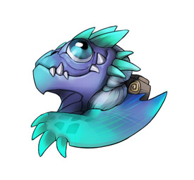 backpack blue_eyes female feral solo wings sebtuch dota european_mythology mythology valve valve_corporation auroth_the_winter_wyvern dragon mythological_creature mythological_scalie scalie western_dragon wyvern
