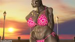 abs bedroom_eyes big_breasts bikini breasts clothed clothing female half-closed_eyes huge_breasts lamp looking_at_viewer muscular muscular_female muscular_humanoid narrowed_eyes pier pose ring sea seductive smile smiling_at_viewer solo sun sunset swimwear two-piece_swimsuit water whatawoodsfm halo_(series) microsoft xbox_game_studios alien alien_humanoid humanoid sangheili 16:9 3d_(artwork) digital_media_(artwork) pinup source_filmmaker_(artwork) widescreen