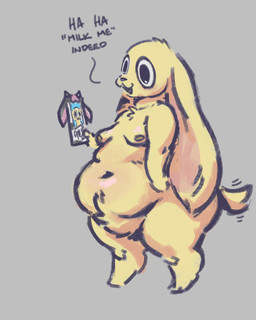 anthro big_ears big_tummy featureless_crotch fur male moobs navel nipples nude overweight solo tail tail_motion tailwag thick_thighs yellow_body yellow_fur s-q chikn_nuggit chikn_nuggit_(chikn_nuggit) canid canine canis domestic_dog mammal 4:5 absurd_res hi_res