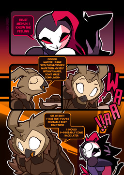 animal_ears anthro beak black_body black_hair black_latex bodily_fluids brown_body brownie clothed clothed_anthro clothed_female clothed_humanoid clothed_male clothing comforting crossgender crying dialogue female group hair hug latex latex_clothing long_hair male master mtf_crossgender multicolored_body red_eyes red_hair red_latex speech_bubble tail tears text trio two_tone_body white_body rem_phase august_cooper fira_fawkes rem_(rem_phase) animal_humanoid avian bird cat_humanoid felid felid_humanoid feline feline_humanoid humanoid mammal mammal_humanoid owl 2025 absurd_res comic digital_media_(artwork) english_text hi_res gynomorph_(lore)