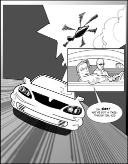 aircraft car censored_profanity cloud flying grawlixes headlight helicopter human_only male not_furry profanity speed_lines text vehicle chris_fischer human mammal comic english_text hi_res