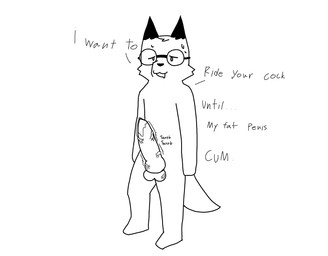 animal_genitalia animal_penis anthro balls big_balls big_penis bodily_fluids canine_genitalia canine_penis excessive_genital_fluids excessive_precum eyewear femboy genital_fluids genitals glasses huge_penis knot knotted_penis male nerd nude penis precum solo sweat text throbbing throbbing_penis vein veiny_balls veiny_penis foxfreeguy roddy_(foxfreeguy) canid canine fox mammal absurd_res black_and_white english_text hi_res monochrome