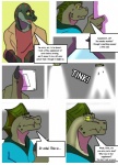 2011 anthro comic dialogue dinner_date_by_rex_equinox dragon english_text hi_res lizard male male/male mythological_creature mythological_scalie mythology reptile rex_equinox scalie text transformation