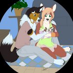 anthro blue_eyes carrying_another clothed clothing dress female fur green_eyes group hair heterochromia husband_and_wife male married_couple smile tongue young young_anthro lobadelaluna alyssa_kintana elyssa_llewellyn rorick_kintana canid canine canis collie domestic_dog herding_dog mammal mixed_breed pastoral_dog pembroke_welsh_corgi rough_collie sheepdog welsh_corgi 1:1 absurd_res alpha_channel digital_media_(artwork) hi_res daughter_(lore) father_(lore) father_and_child_(lore) father_and_daughter_(lore) mother_(lore) mother_and_child_(lore) mother_and_daughter_(lore) parent_(lore) parent_and_child_(lore) parent_and_daughter_(lore)