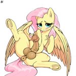 1:1 2020 aer0_zer0 animal_genitalia animal_penis anus balls chest_tuft crossgender equid equine equine_anus equine_genitalia equine_penis eyebrows eyelashes feathered_wings feathers feral fluttershy_(mlp) friendship_is_magic genitals gynomorph hasbro hi_res hooves intersex looking_at_viewer mammal medial_ring my_little_pony mythological_creature mythological_equine mythology pegasus penis puffy_anus simple_background solo spread_legs spreading tuft underhoof white_background wings