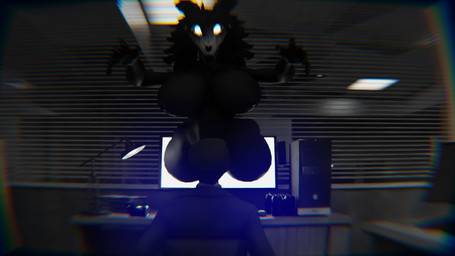 anthro big_breasts black_body black_fur bone breasts computer duo electronics faceless_character faceless_male female fur male male/female office on_model scp-1471 skull skull_head neumond_art da.nilkaz_(modeler) rabbdo2000_(modeler) scp_foundation scp-1471-a scp-1471-a_(da.nilkaz) canid canine canis malo mammal monster skulldog_(species) wolf 16:9 3d_(artwork) blender_(artwork) blender_cycles_(artwork) digital_media_(artwork) hi_res widescreen