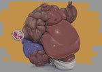 anthro areola athletic_wear belly big_belly big_moobs big_muscles big_pecs big_penis bottomwear bulge clothing double_chin eyebrows genitals gesture gym_bottomwear gym_shorts hand_gesture huge_belly huge_moobs huge_muscles huge_pecs huge_penis hyper hyper_genitalia hyper_penis macro male moobs musclegut muscular muscular_anthro muscular_male nipples obese obese_anthro obese_male overweight overweight_anthro overweight_male pecs penis scratching shirtless_anthro shirtless_male shorts solo stop_sign suspenders thick_eyebrows underwear v_sign banjoi common_hippopotamus hippopotamid mammal 2025 hi_res