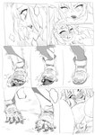 feet female solo transformation transformation_sequence zobbie265 genshin_impact mihoyo mythology mona_megistus canid canine mammal mythological_canine mythological_creature werecanid werecanine werecreature werewolf hi_res monochrome