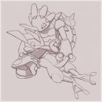 anthro balls border duo erection genitals male male/male penis pink_border argon_vile capcom mega_man_(series) nintendo pokemon sting_chameleon amphibian generation_6_pokemon greninja pokemon_(species) reploid 2015 crossover hi_res