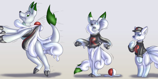 anthro clothing hat headgear headwear latex male mind_control neomorph_(neopets) shrinking size_transformation solo species_transformation transformation posexe neopets nintendo pokemon tuli_(metrohunter) bori_(neopets) christmas_neopet generation_1_pokemon neopet_(species) pokemon_(species) vulpix absurd_res hi_res