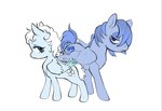 ambiguous_gender duo feral wings dokudrinker hasbro my_little_pony mythology fan_character equid equine mammal mythological_creature mythological_equine pegasus sibling_(lore)