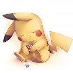 3_toes 5_fingers =w= ambiguous_gender blush blush_stickers bodily_fluids eyes_closed feet fingers fur simple_background sitting sleeping solo tail tears toes white_background yellow_body yellow_fur unrealplace nintendo pokemon generation_1_pokemon mammal pikachu pokemon_(species) rodent 1:1 2012 icon