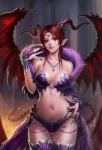 armor claws demon female fire hair horn jewelry lilith red_eyes red_hair succubus unconvincing_armor unknown_artist wings
Rating: Safe
Score: 11
User: SexyTea
Date: March 14, 2014