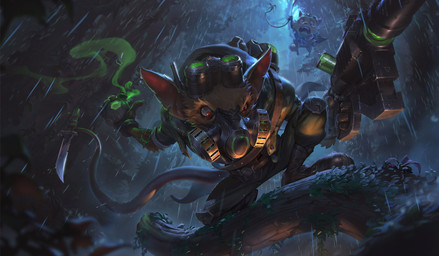 anthro belt boots bottomwear brown_body brown_fur clothing crouching dagger detailed_background duo eyewear eyewear_on_head footwear forest fur goggles goggles_on_head grappling_hook gun holding_dagger holding_grenade holding_gun holding_melee_weapon holding_object holding_ranged_weapon holding_weapon looking_down male mask melee_weapon night_vision_goggles open_mouth outside pants plant raining ranged_weapon red_eyes shoes solo_focus surprised tail tail_holding_object tree weapon rudy_siswanto league_of_legends riot_games tencent teemo_(lol) twitch_(lol) mammal murid murine rat rodent yordle 2017 digital_media_(artwork) hi_res official_art