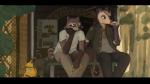 anthro bottomwear clothing detailed_background duo humanoid_hands male pants shirt sitting smoking text topwear wolfeblock american_opossum mammal marsupial procyonid raccoon virginia_opossum 16:9 2017 english_text widescreen