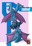 abstract_background anthro blue_body blue_hair blue_skin breasts duo female hair looking_at_viewer male membrane_(anatomy) membranous_wings red_eyes small_breasts wings reabault nintendo pokemon bat generation_1_pokemon mammal pokemon_(species) zubat hi_res