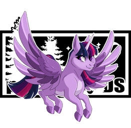 female feral hooves horn looking_at_viewer simple_background smile smiling_at_viewer solo sparkles white_background wings pookawoods friendship_is_magic hasbro my_little_pony mythology twilight_sparkle_(mlp) equid equine mammal mythological_creature mythological_equine winged_unicorn hi_res